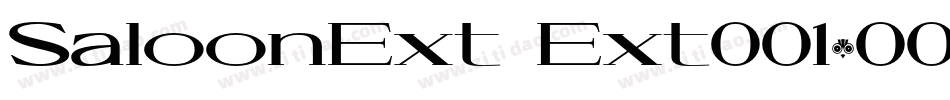 SaloonExt Ext001.001字体转换